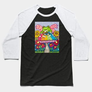 Frog Fairy Baseball T-Shirt